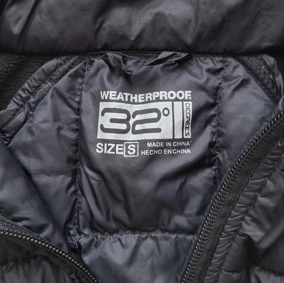 Weatherproof | Down-Filled Lightweight Jacket Women's Small Black - Picture 9 of 13